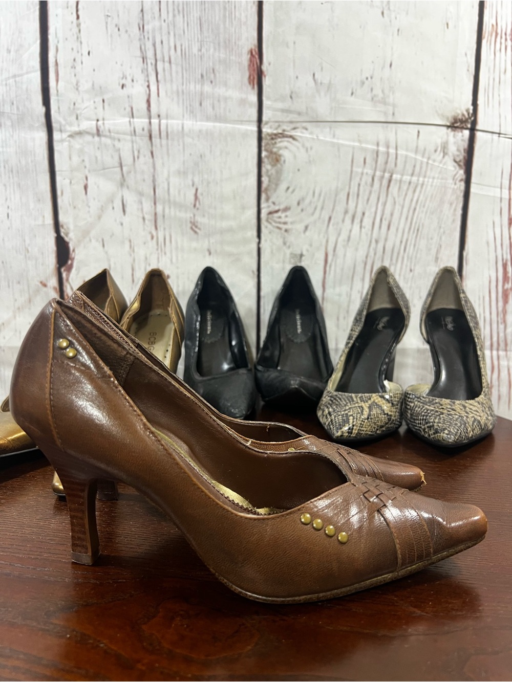 BCBGirls, Liz Claiborn, Mossimo, Delicious 4 Pairs Pointed Toe stiletto Pumps 6 - Picture 2 of 16